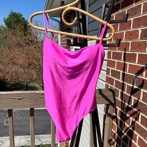 Shade & Shore Pink One Piece Swimsuit Women's Medium NWT